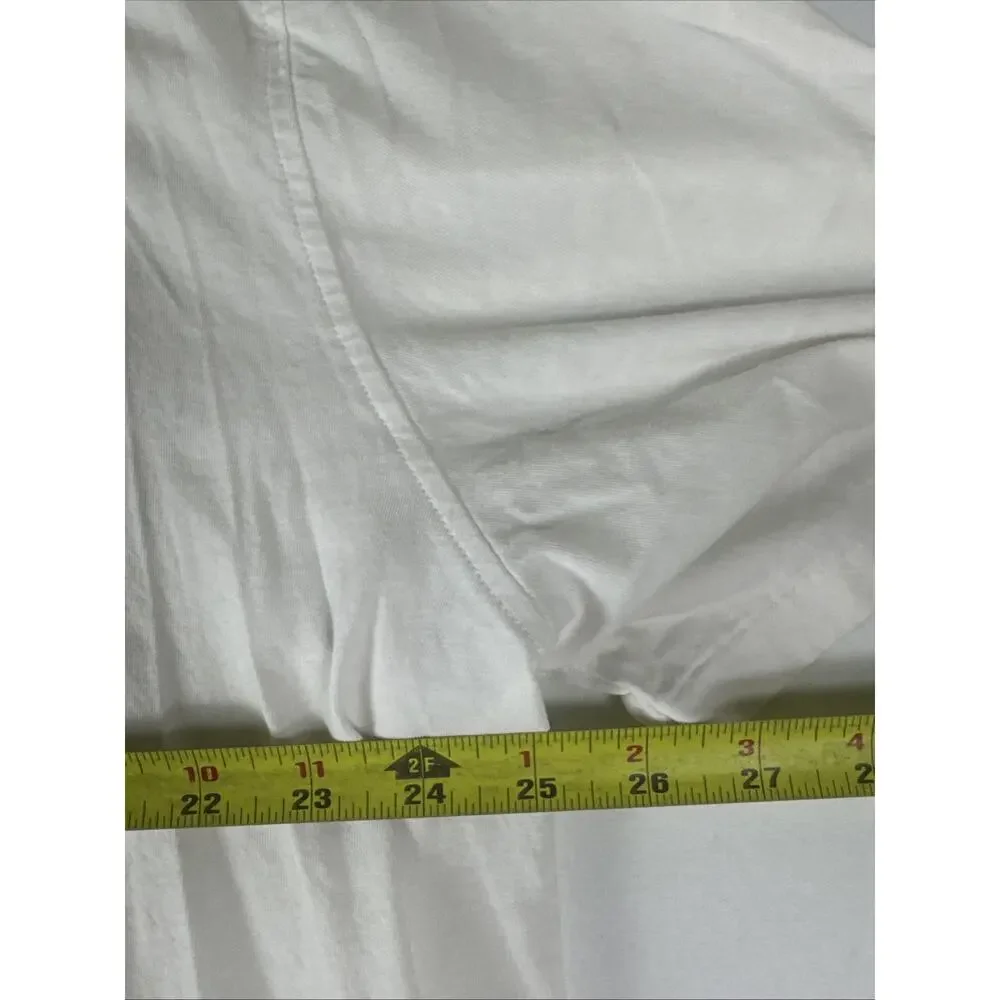 polo ralph lauren Men’s XXL White Patch Logo Short Sleeve Rugby Polo Vintage Y2K